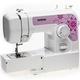 Masina de cusut electromecanica Brother J17S, 17 cusaturi, butoniera in 4 pasi, iluminare LED, pedala de picior, 850 imp/min, alb