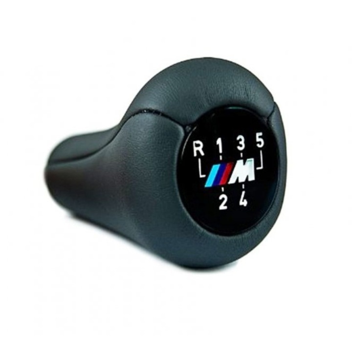 Топка за скоростен лост PBauto, за BMW E46 E39 кожена