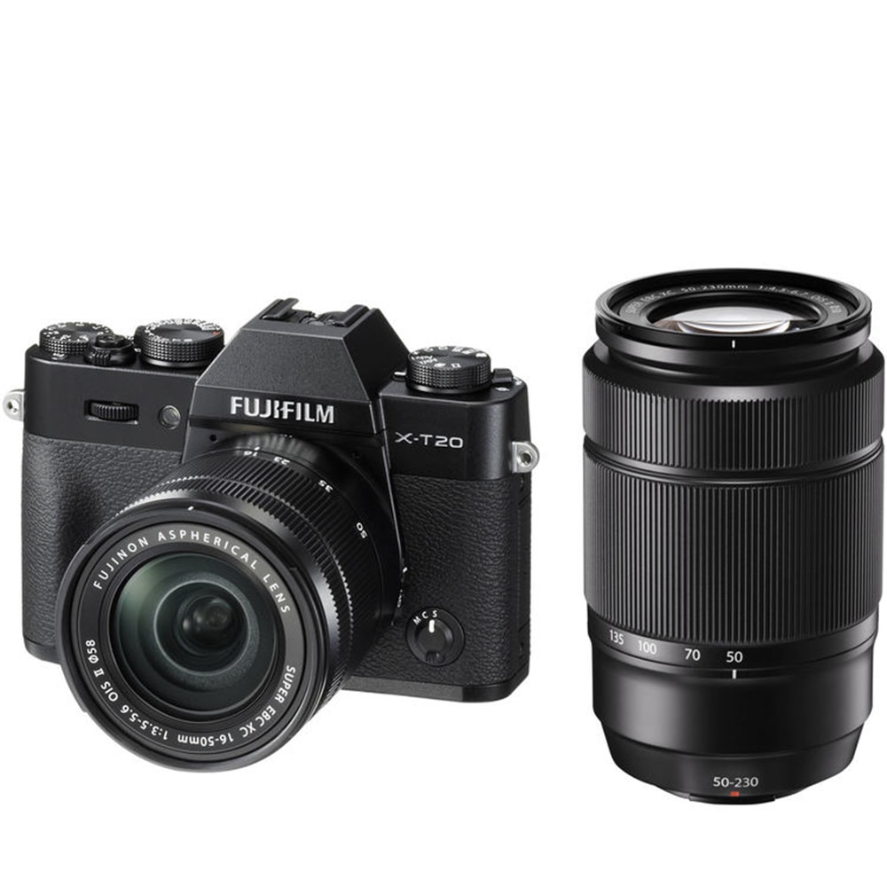 Camera foto digitala mirrorless Fujifilm X-T20 Black+ obiective