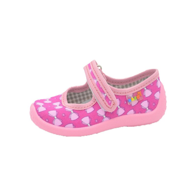 Pantofi din panza fetite Nazo 001-AD, Fucsia