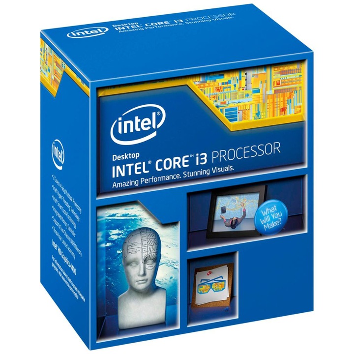 Процесор Intel Core i3-4160 (3.60GHz), 3.60 GHz, 3MB Intel Smart Cache, Socket 1150