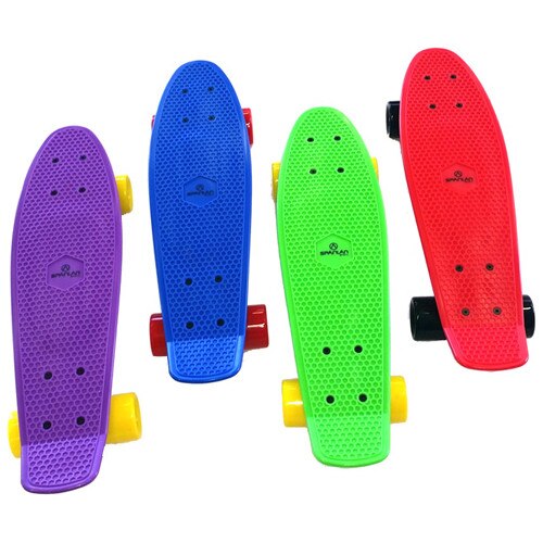 Penny Board SPARTAN Plastik Board 22.5 , Galben