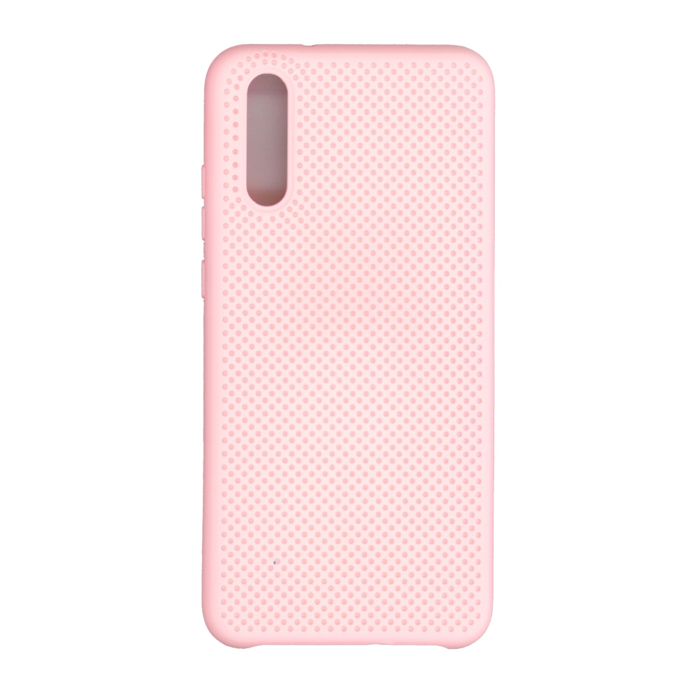 Husa din silicon cu perforatii, Eurocell, pentru Huawei P20, roz