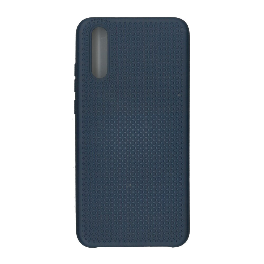 Husa din silicon cu perforatii, Eurocell, pentru Huawei P20, albastru