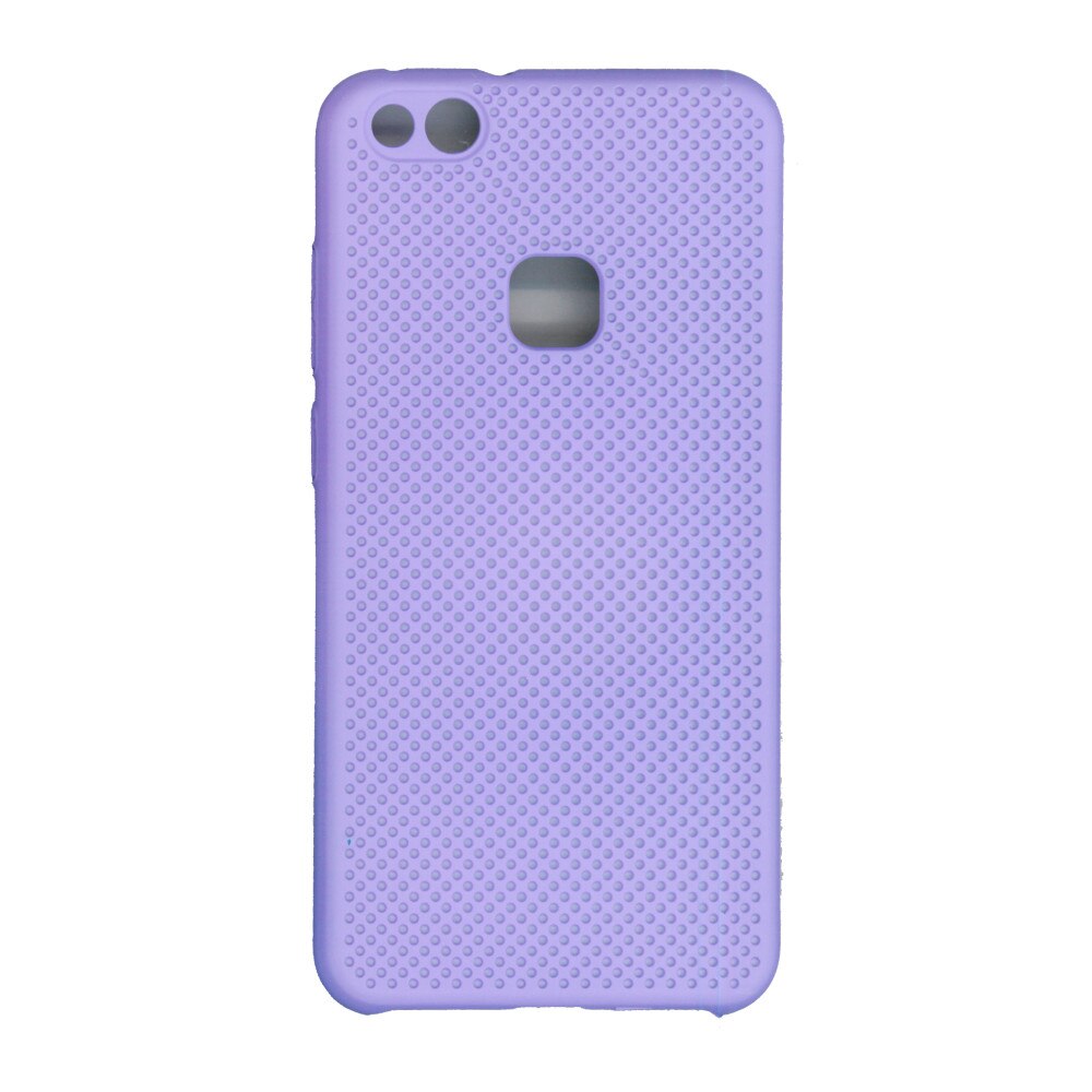 Husa din silicon cu perforatii, Eurocell, pentru Huawei P10 Lite, mov