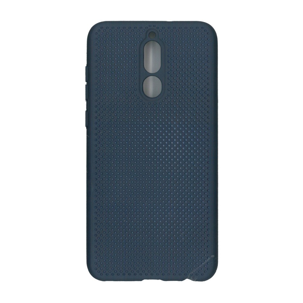 Husa din silicon cu perforatii, Eurocell, pentru Huawei Mate 10 Lite, albastru