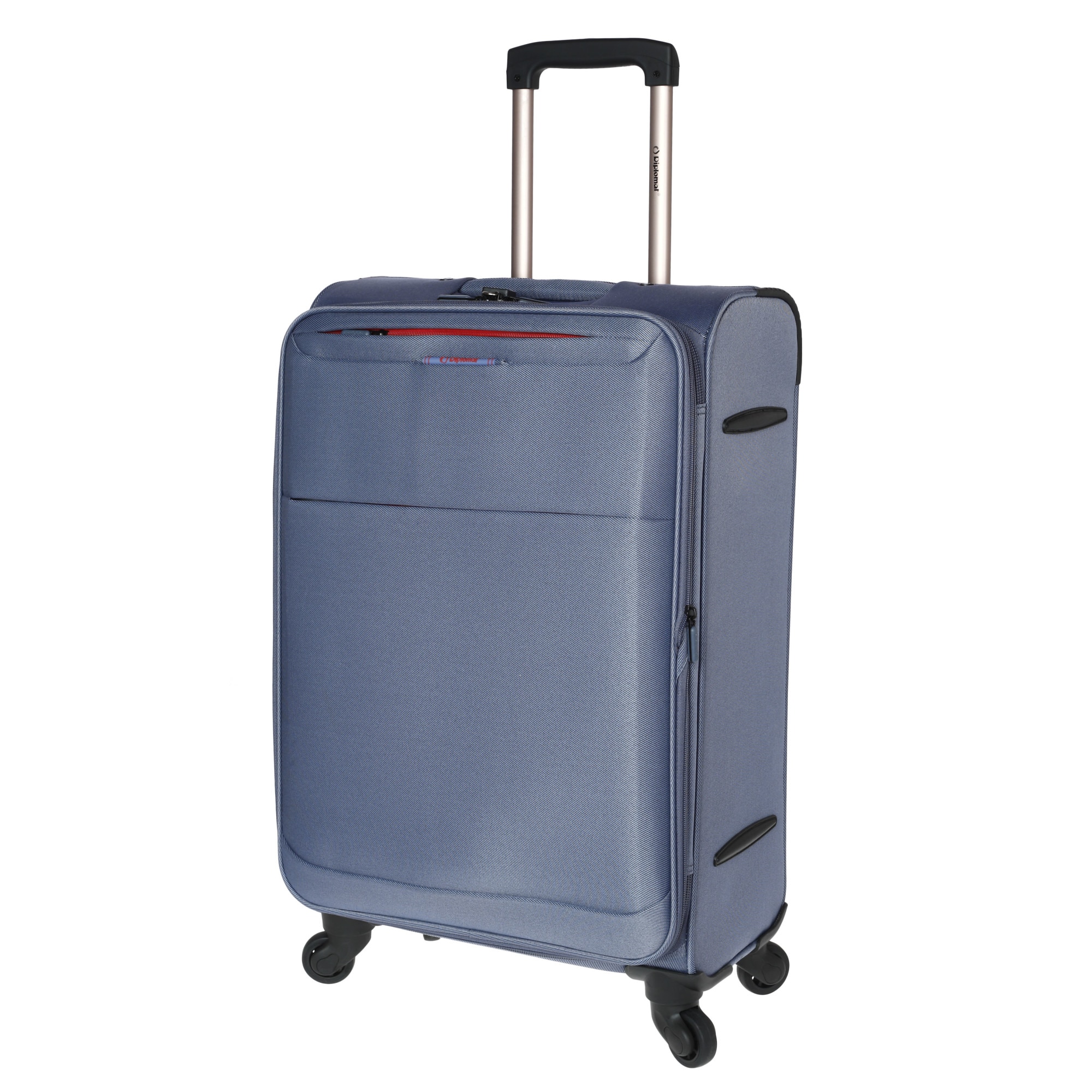 Troler Mediu, DIPLOMAT, 4 Roti, ZC 6040 - 67 cm, Albastru