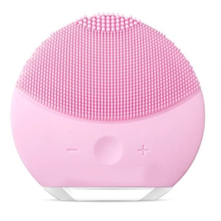Електрическа силиконова гъба за перфектно чисто лице – Forever Lina mini, Розова