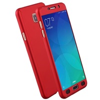 Husa Samsung J5 2017 Flippy Full Cover 360 Rosu/Red+ Folie de protectie