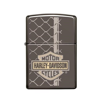 Bricheta Zippo Harley Davidson Black Ice Bricheta Zippo Harley Davidson Black Ice
