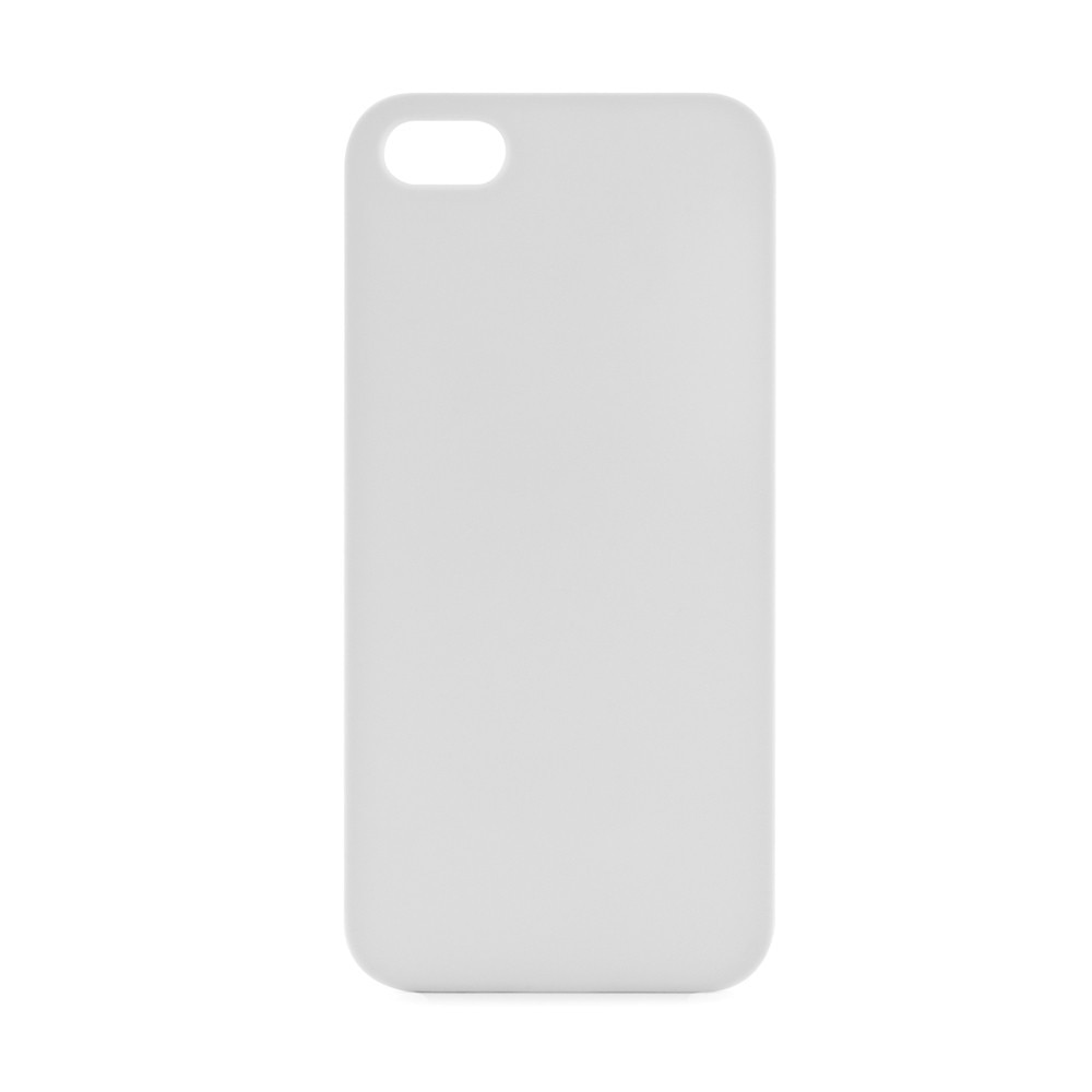 Husa Kabelwelt GKWQCHS136 pentru Apple iPhone 5/5s, Capac premium silicon slim, Alb mat
