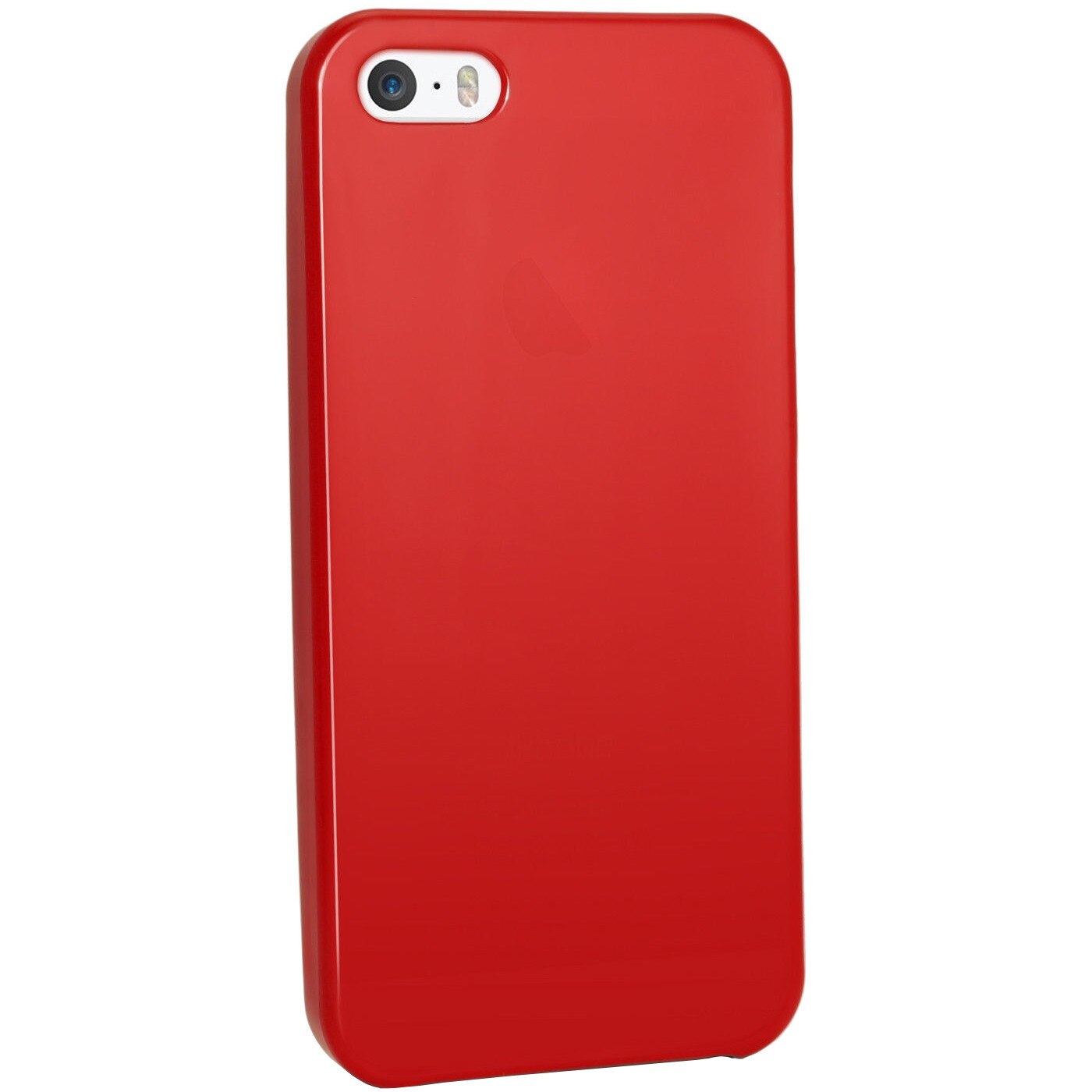 Husa Kabelwelt GKWQCHS137 pentru Apple iPhone 5/5s, Capac premium silicon slim, Rosu mat