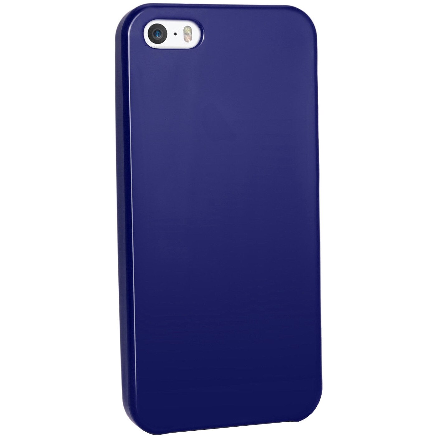 Husa Kabelwelt GKWQCHS138 pentru Apple iPhone 5/5s, Capac premium silicon slim, Albastru mat