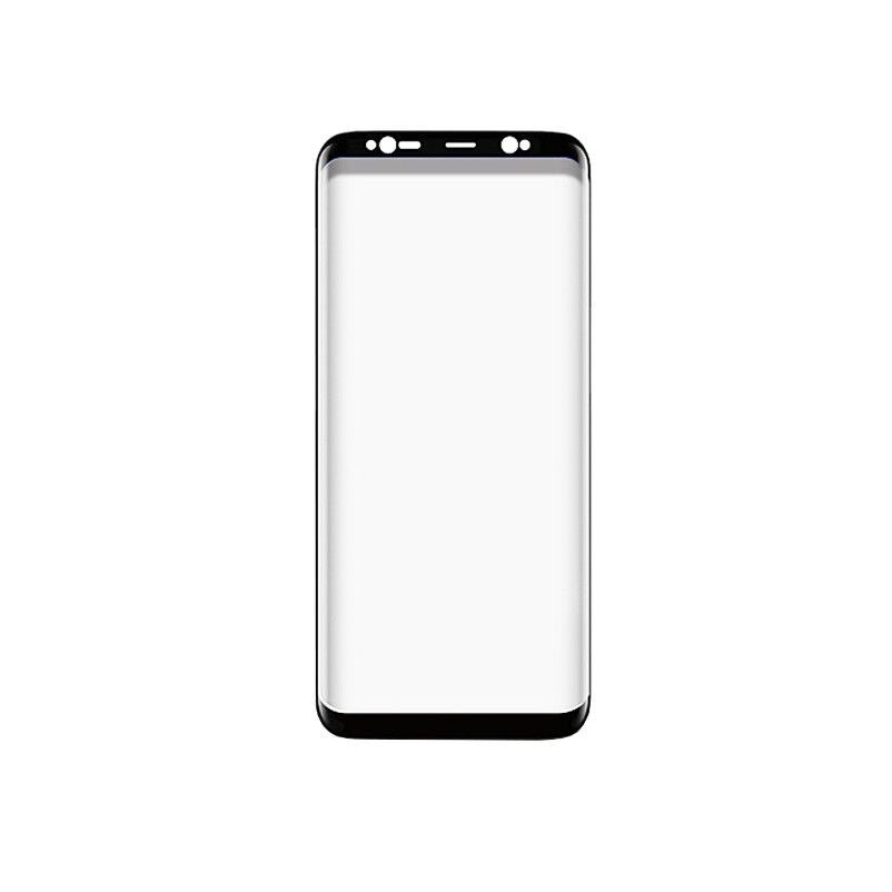 Folie Sticla Curbata Samsung Galaxy S8 Plus Flippy Full Glue 4D/5D Negru