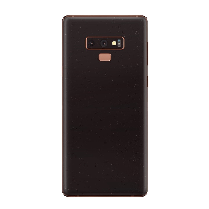 Set doua folii protectie Samsung Galaxy Note 9, Wrap Store, Negru Perlat