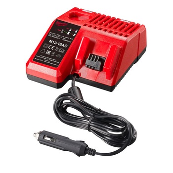 Incarcator auto M12-18AC pentru acumulatori Milwaukee 12V-18V Incarcator auto M12-18AC pentru acumulatori Milwaukee 12V-18V