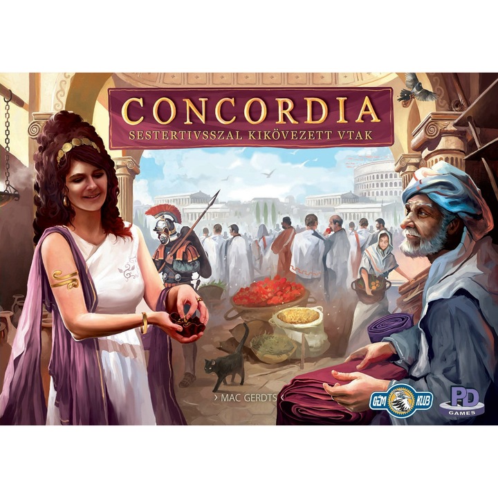 Gémklub Concordia: Sestertiusszal kikövezett utak társasjáték