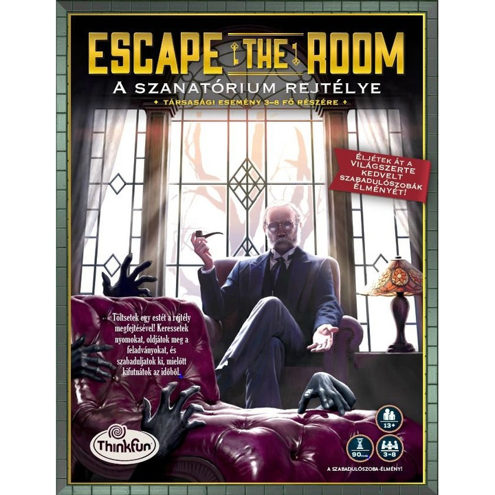 Escape the Room - A szanatórium rejtélye Társasjáték, Magyar nyelvű