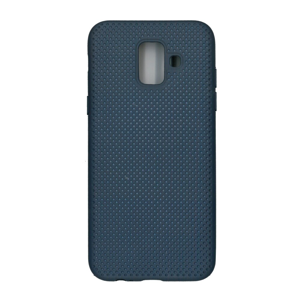Husa din silicon cu perforatii, Eurocell, pentru Samsung Galaxy A6 2018, albastru