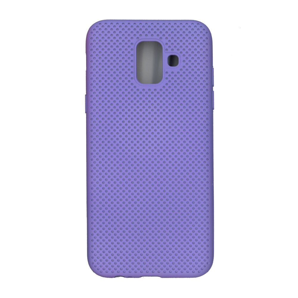 Husa din silicon cu perforatii, Eurocell, pentru Samsung Galaxy A6 2018, mov