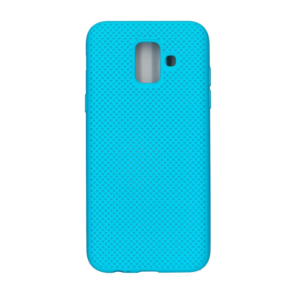 Husa din silicon cu perforatii, Eurocell, pentru Samsung Galaxy A6 2018, bleu