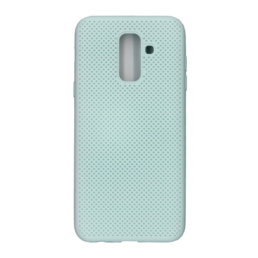Husa din silicon cu perforatii, Eurocell, pentru Samsung Galaxy A6 Plus 2018, verde