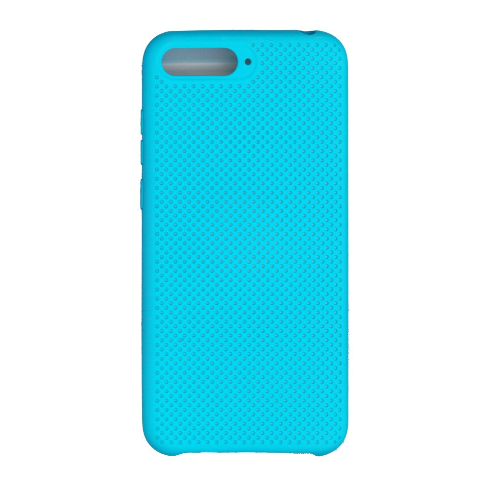 Husa din silicon cu perforatii, Eurocell, pentru Huawei Y6 2018, blue