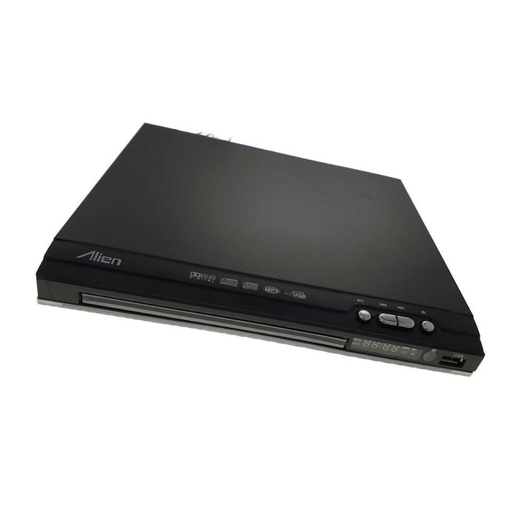 DVD Player cu USB, Scanare progresiva, DVD, CD, MP3, VCD, MP4.