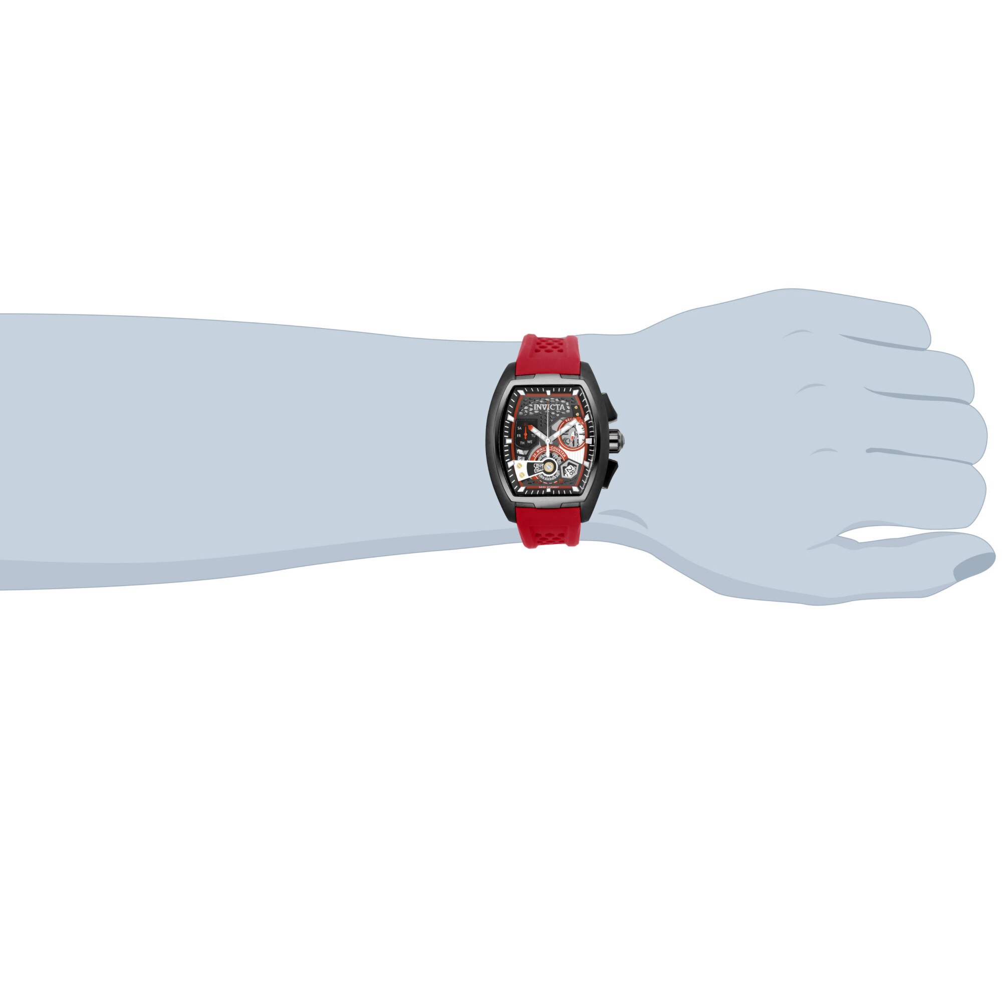 Ceas barbatesc INVICTA S1 Rally Diablo 25934, quartz, otel, 100m