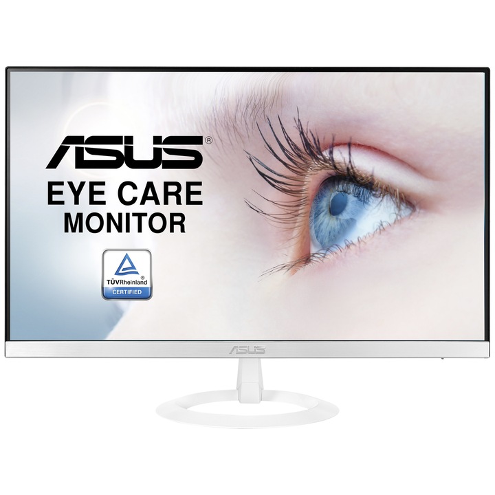 ASUS VZ279HE-W LED Monitor, IPS, 27", Full HD, 1920 x 1080, 5 ms, HDMI, D-Sub, Eye Care, Fehér