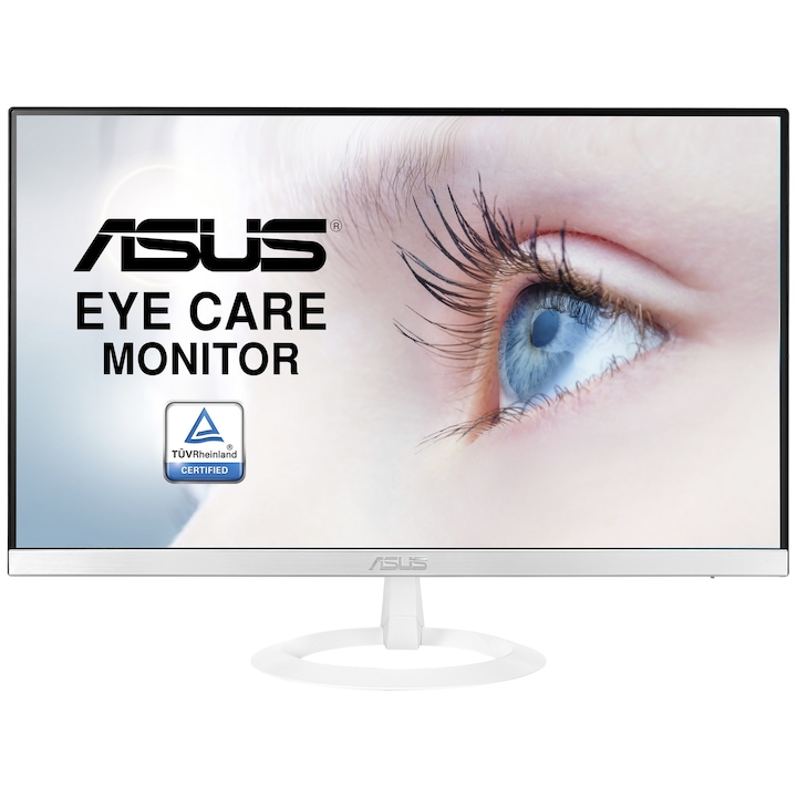 ASUS VZ279HE-W LED Monitor, IPS, 27", Full HD, 1920 x 1080, 5 ms, HDMI, D-Sub, Eye Care, Fehér