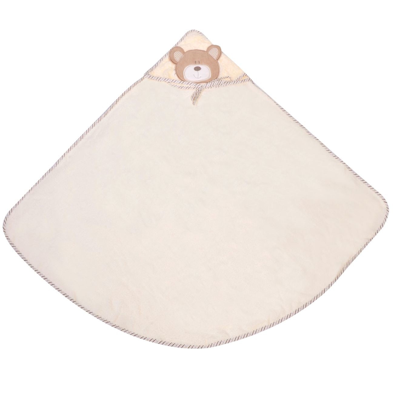 Prosop bebe Zola® cu gluga, Crem, Ursulet