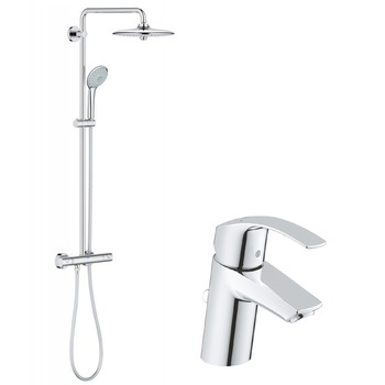 Coloana dus Grohe Euphoria 260 + baterie lavoar Eurosmart S Coloana dus Grohe Euphoria 260 + baterie lavoar Eurosmart S