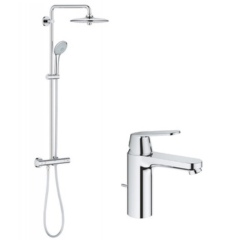 Coloana dus Grohe Euphoria 260, baterie lavoar Eurosmart Cosmo M Coloana dus Grohe Euphoria 260, baterie lavoar Eurosmart Cosmo M
