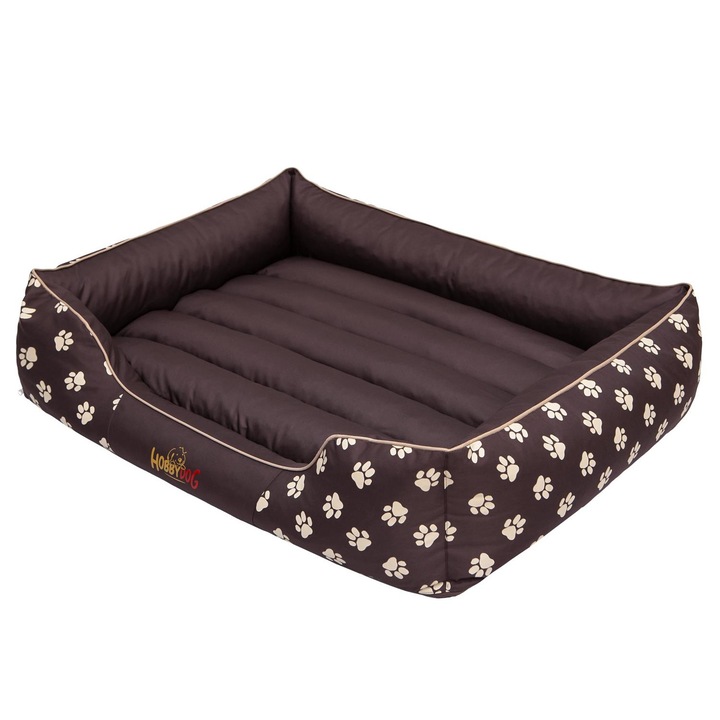 Pat de caini "Prestige" XL maro 85x65x24 cm