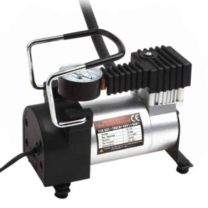 Compresor auto Reflection Vision® cu alimentare 12V, 150 PSI