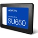 ADATA Ultimate SU650 SSD meghajtó, 240 GB, 2,5 hüvelykes, SATA III