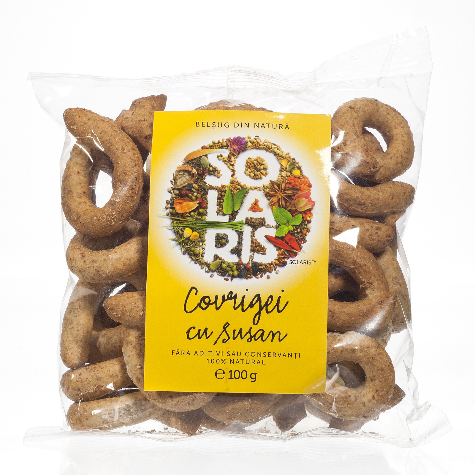 Covrigei Faina Integrala si Susan, Solaris, 100 g