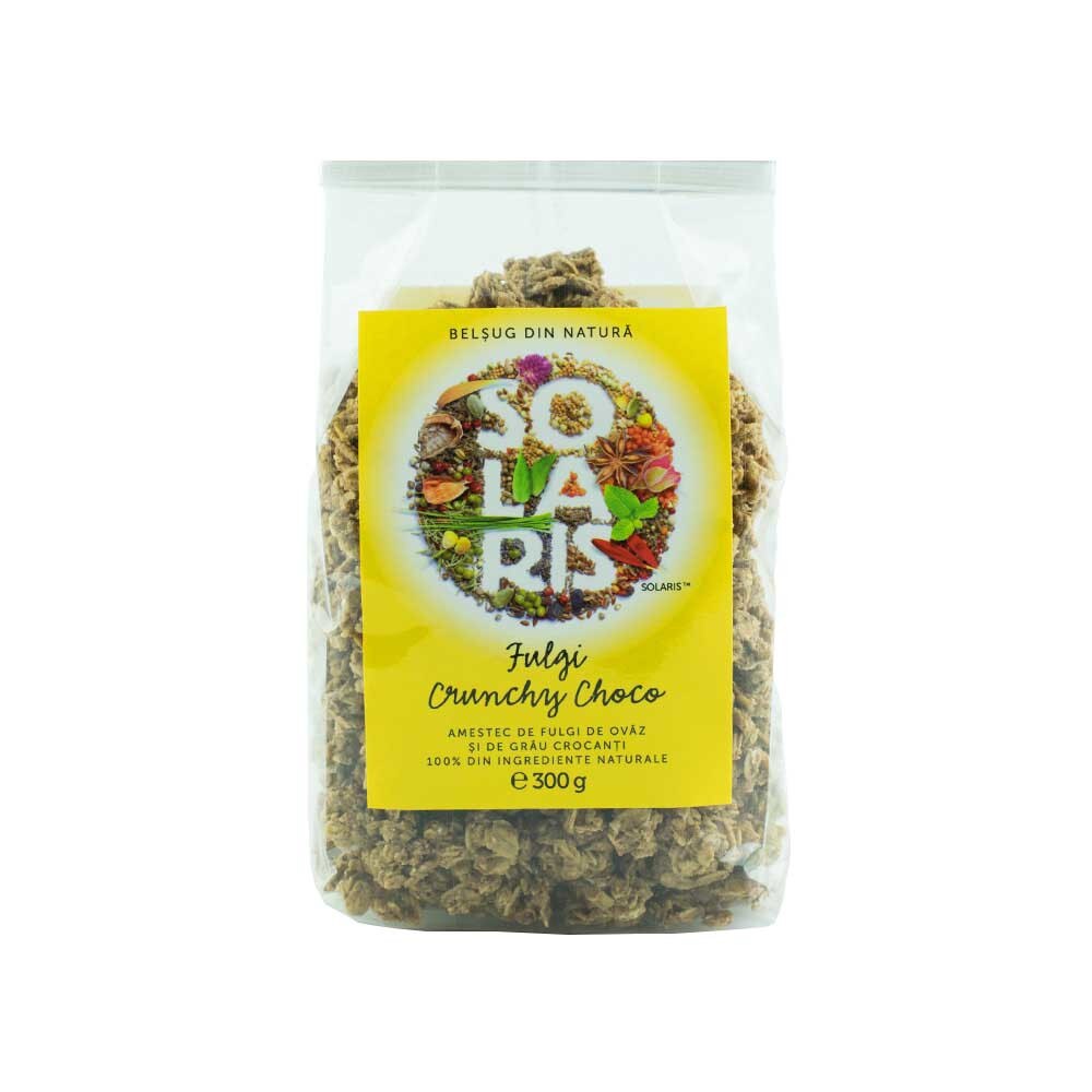 Fulgi Crunchy Choco, Solaris, 300 g