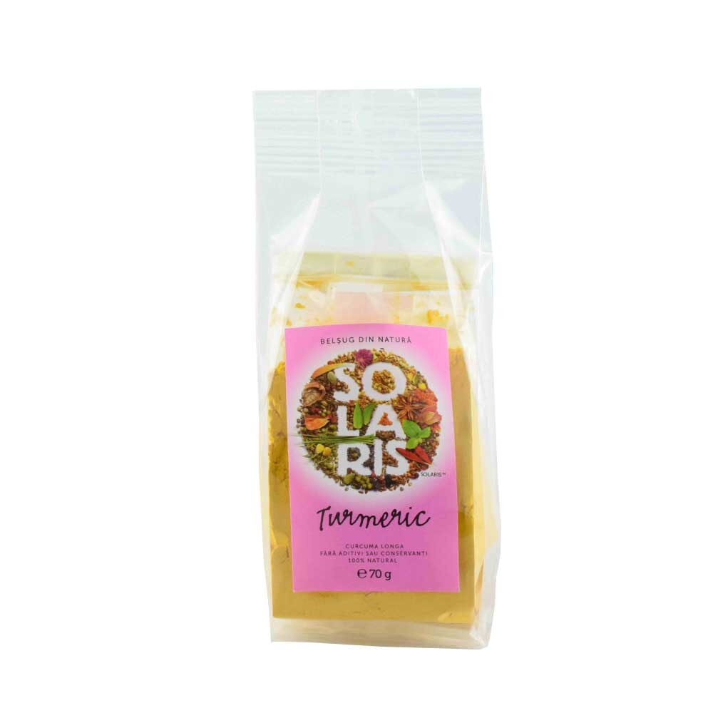Turmeric Macinat 70Gr Solaris, 70 g