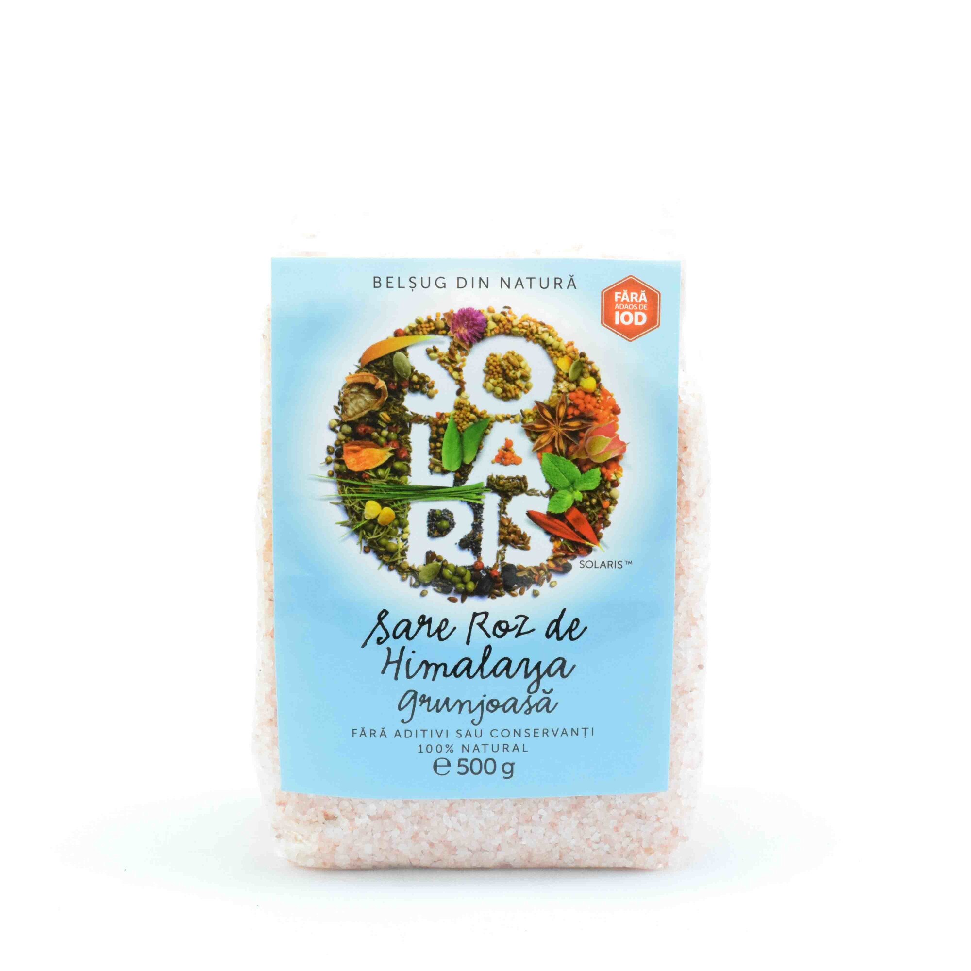 Sare Roz de Himalaya Grunjoasa, Solaris, 500 g