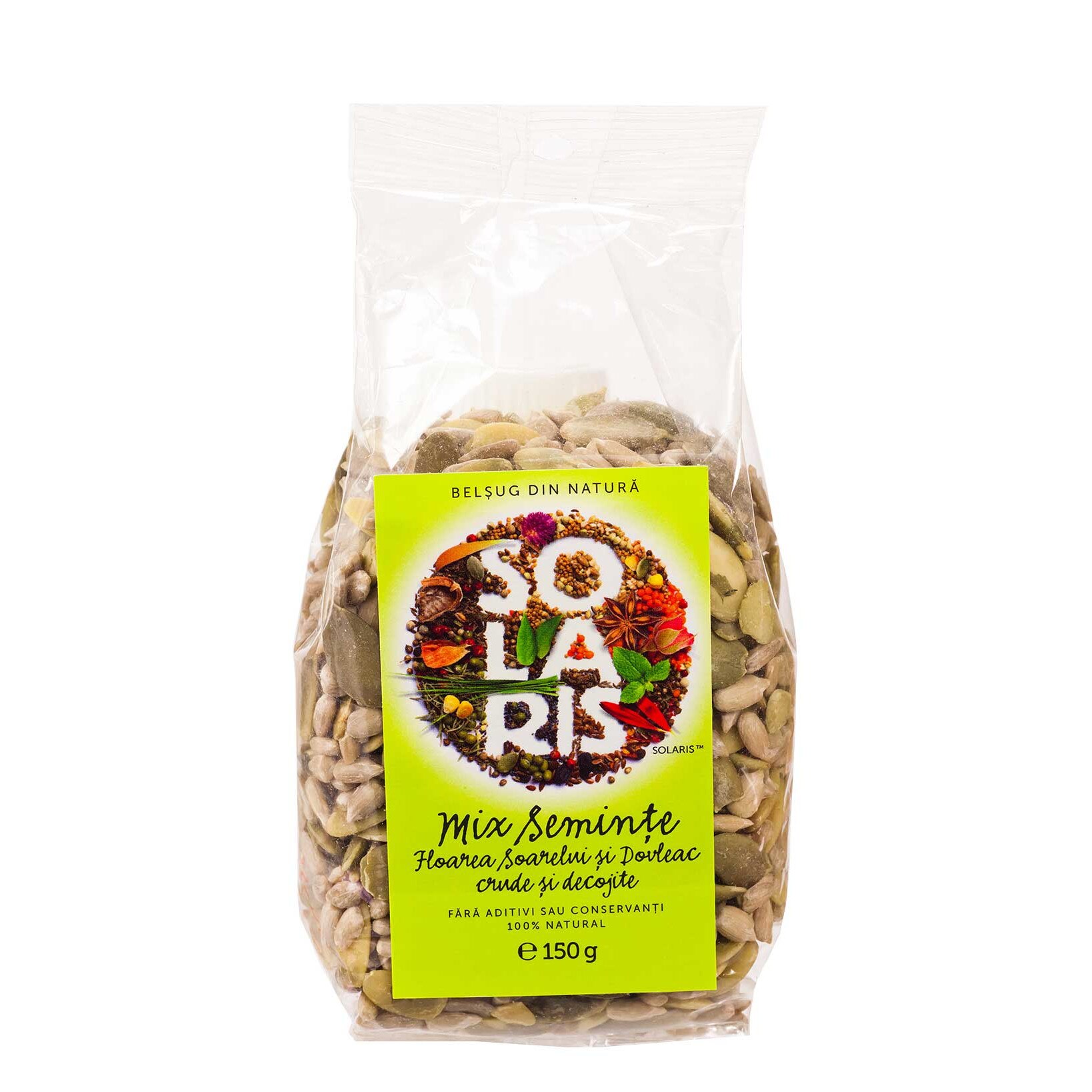 Mix Seminte Floarea Soarelui&Dovleac, Solaris, 150 g