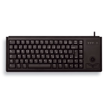 Tastatura compacta CHERRY G84-4400 cu Trackball, Negru, cu fir Tastatura compacta CHERRY G84-4400 cu Trackball, Negru, cu fir