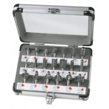 Set freze lemn, 8 mm, 20 buc, Ferm PRA1008 Set freze lemn, 8 mm, 20 buc, Ferm PRA1008