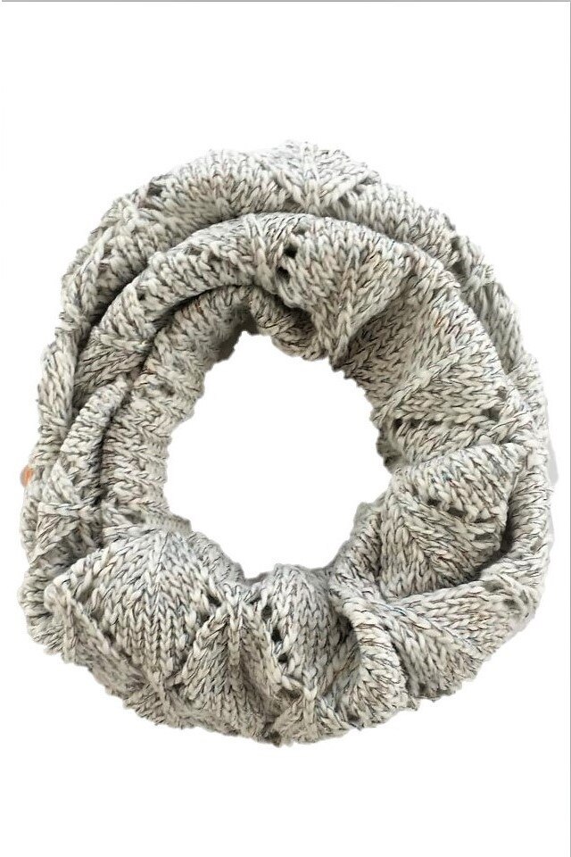 Fular Dama Reserved Circular Alb