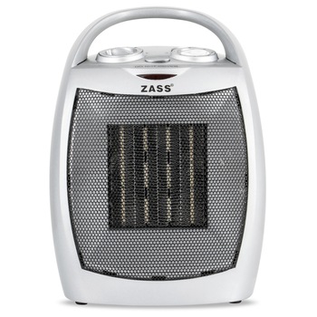 Aeroterma ceramica Zass ZCFH 02, putere 1500W, doua trepte de putere 750W/1500W, termostat reglabil, functie ventilatie, indicator luminos, element de incalzire PTC Aeroterma ceramica Zass ZCFH 02, putere 1500W, doua trepte de putere 750W/1500W, termostat reglabil, functie ventilatie, indicator luminos, element de incalzire PTC