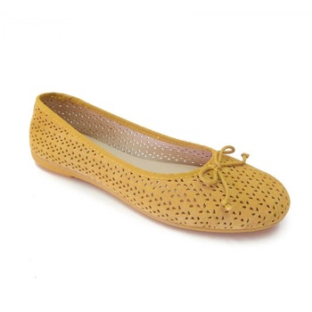 Balerini Amelie cu perforatii, Galben Balerini Amelie cu perforatii, Galben