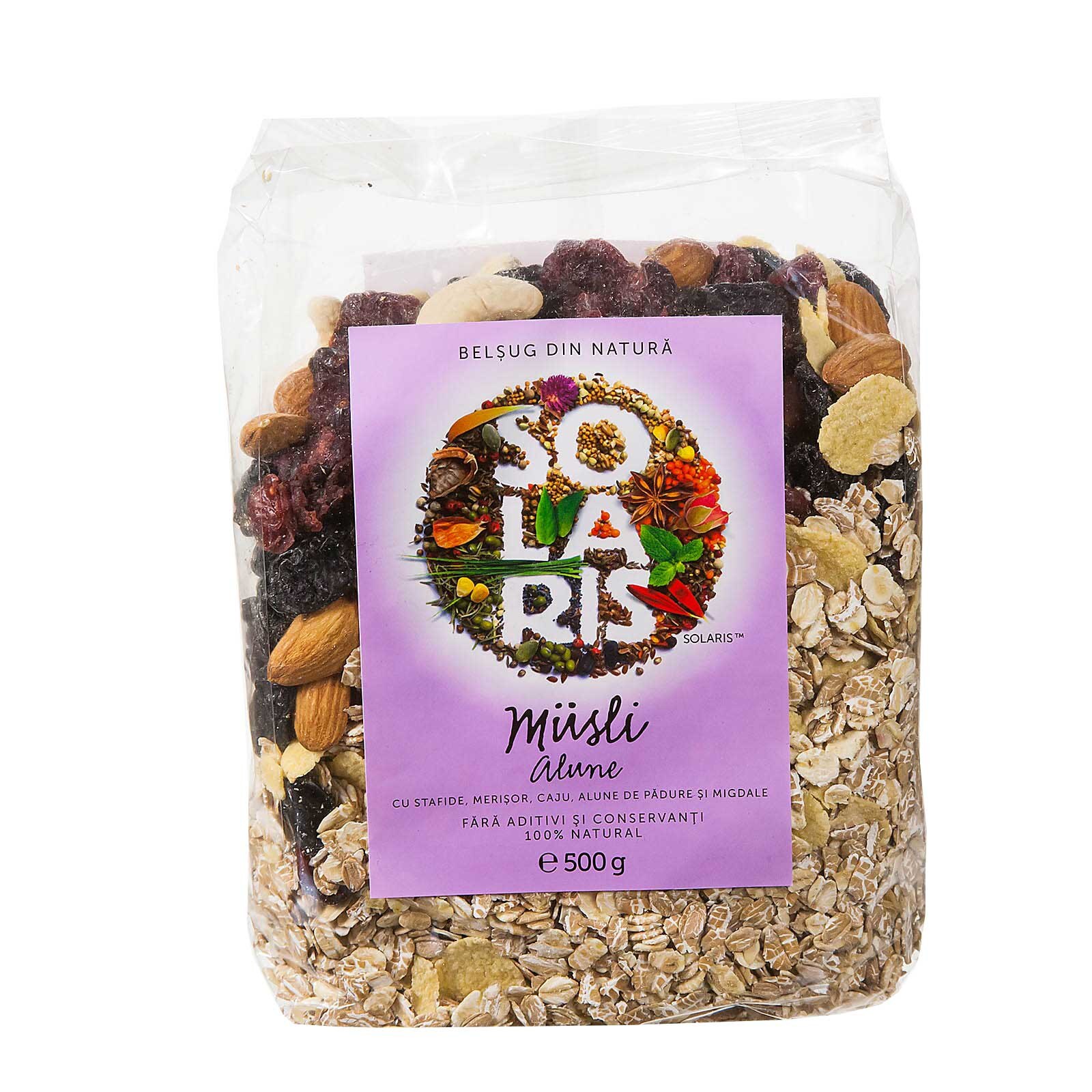 Musli cu Alune, Solaris, 500 g