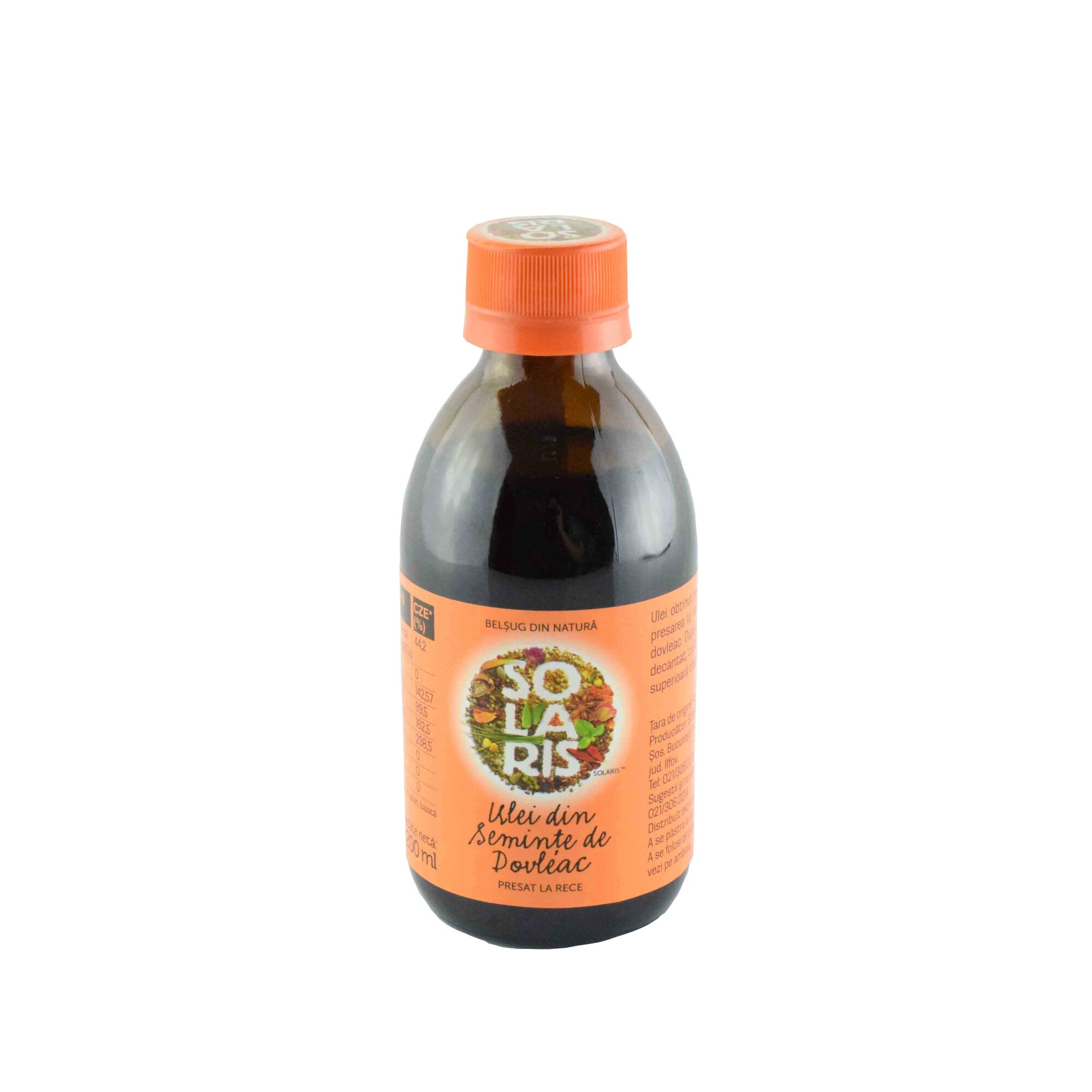 Ulei Seminte Dovleac, Solaris, 200 ml