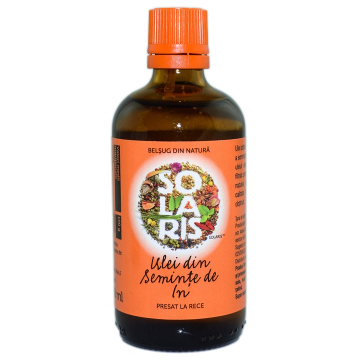 Ulei seminte in presat la rece 100ml solaris